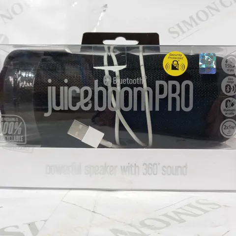 JUICEBOOMPRO PORTABLE BLUETOOTH SPEAKER