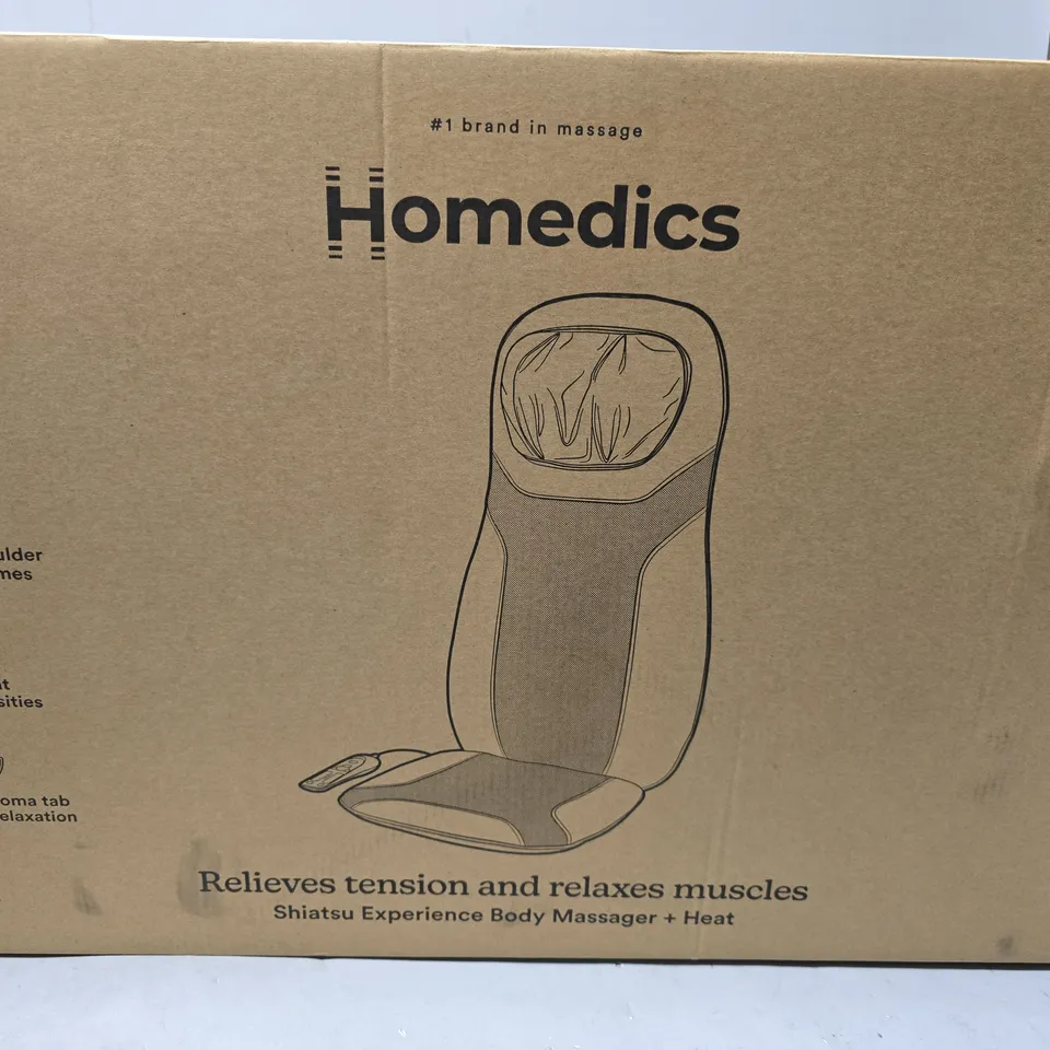 BOXED HOMEDICS SBM-75H-GB GEL BACK MASSAGER
