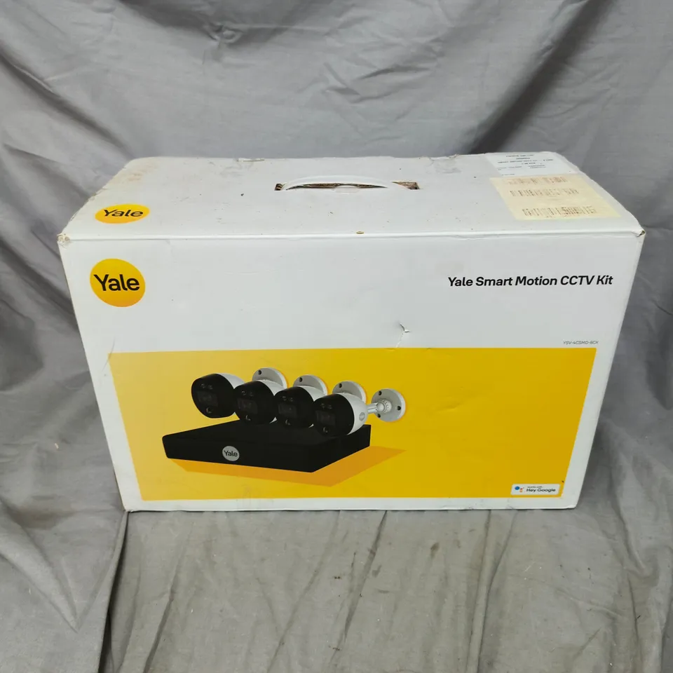 BOXED YALE SMART MOTION CCTV KIT – BOXED, 4 CAMERAS