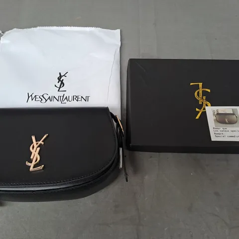 BOXED YSL SHOULDER BAG IN BLACK