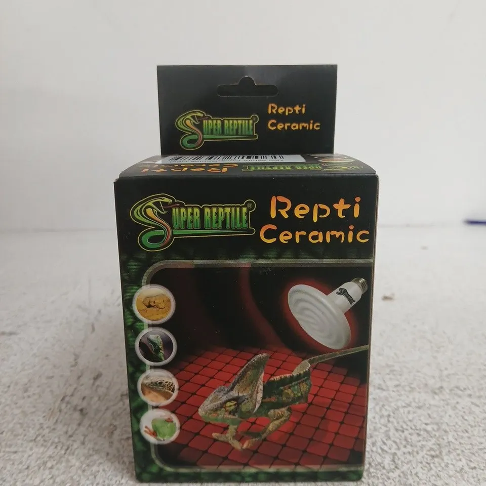 SUPER REPTILE REPTI CERAMIC 75W WHITE CONE REPTILE HEAT BULB – PACK OF APPROXIMATELY 45