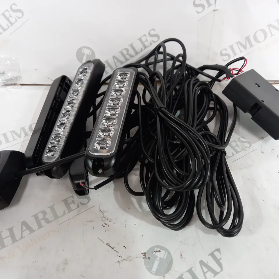 BOXED CAR STROBE HAZARD LIGHTS