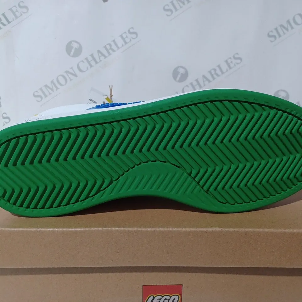 ADIDAS X LEGO GRAND COURT 2 TRAINERS IN WHITE - UK 10