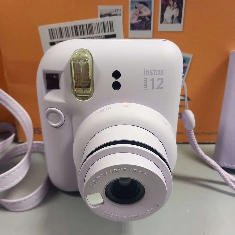 BOXED FUJIFILM IMSTAX MINI 12 PURPLE BUNDLE