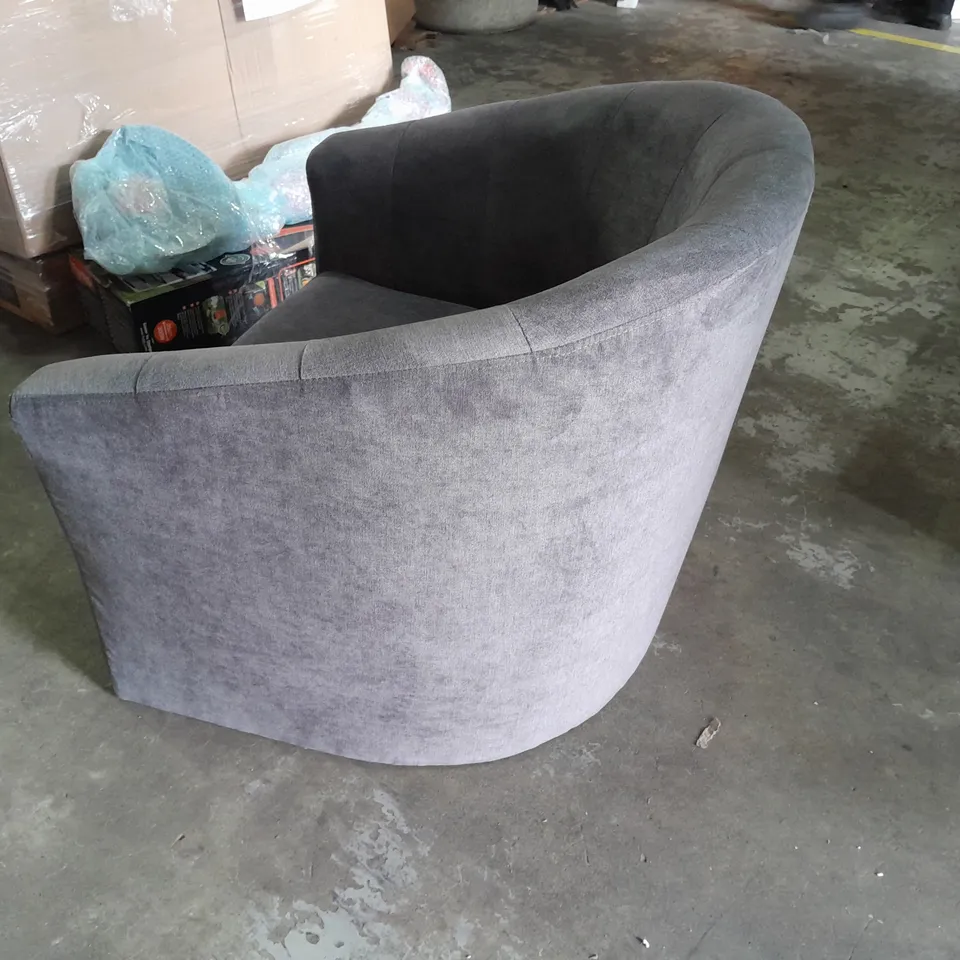 REGAL TUB CHAIR - AQUA BLUE - COLLECTION ONLY 