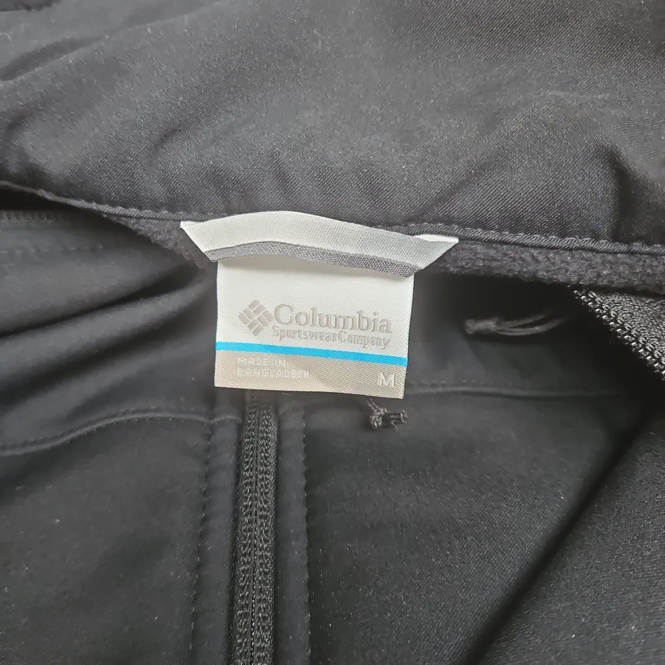 COLUMBIA OMNI SHIELD MEDIUM BLACK ZIP UP JACKET WITH TAGS