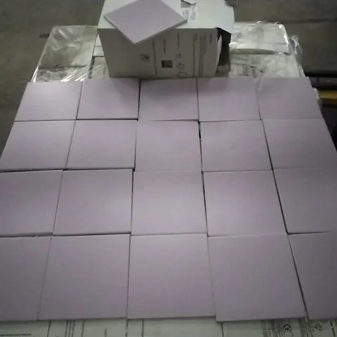 PALLET OF 72 PACKS OF 44 BRAND NEW MAT VIOLET ASTUCE COLLECTION MAISON TILES- EACH PACK COVERS APPROXIMATELY 1M² (TOTAL APPROX. 72 Sq.Metres)