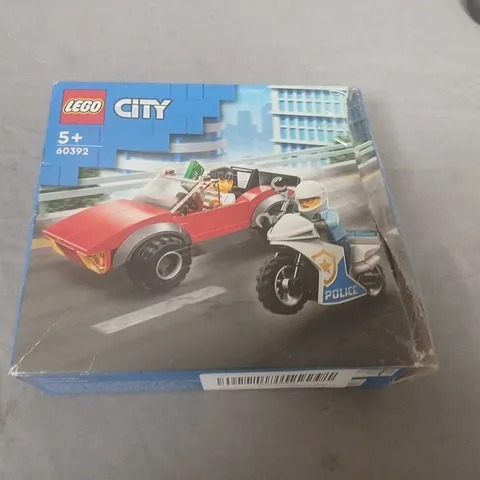LEGO CITY 60392 POLICE CAR & MOTORCYCLE – BOXED