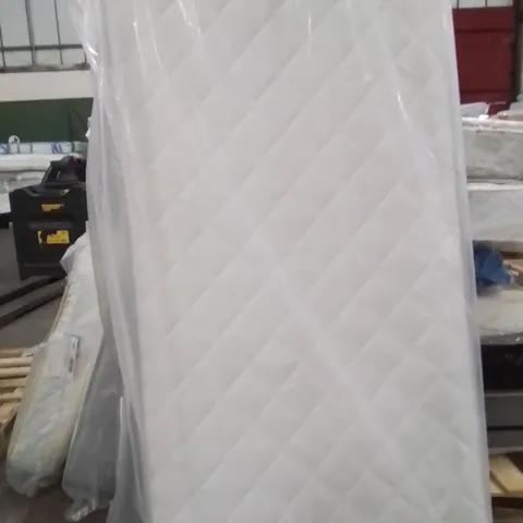 QUALITY BAGGED 3FT SINGLE AIRSPRUNG MEMORY FOAM BUNK MATTRESS