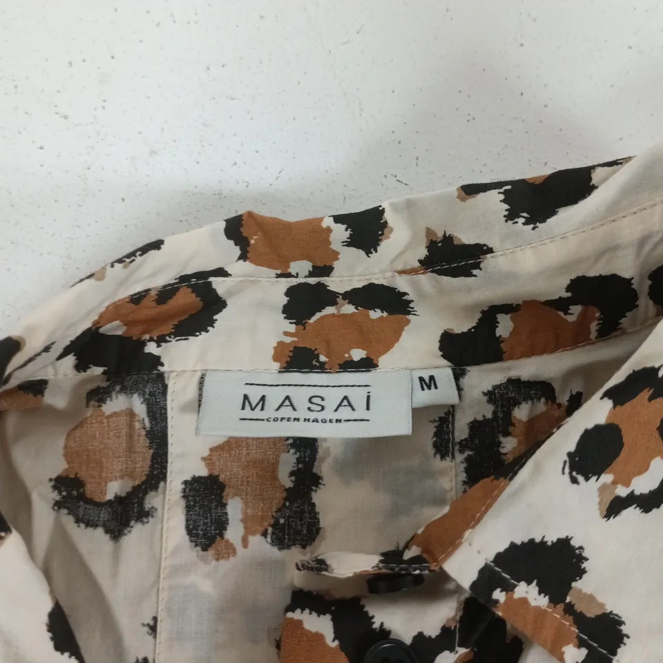 MASAI COPENHAGEN LEOPARD PRINT SHIRT – WOMEN'S, SIZE M