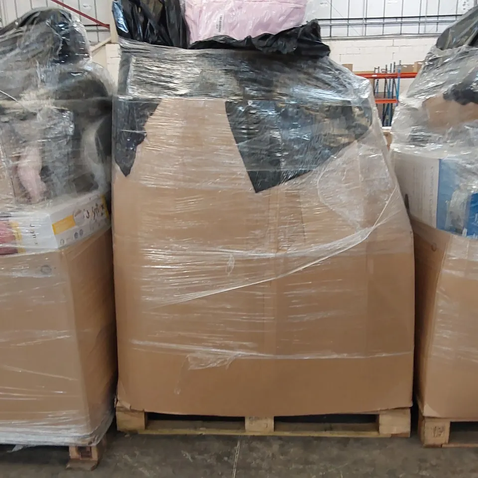 PALLET OF ASSORTED BEDROOM AND COMFORT BASED PRODUCTS TO INCLUDE; PILLOWS, SUPPORT SEAT CUSHIONS AND SIMILARLY RELATED GOODS