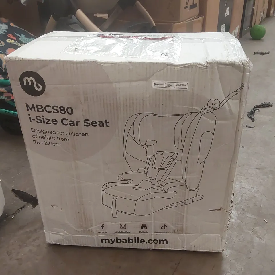 BOXED MYBABIIE I-SIZE CAR SEAT