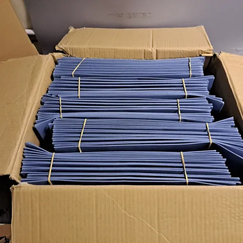 APPROXIMATELY 40 NAVY WALLETS WITH VELCRO