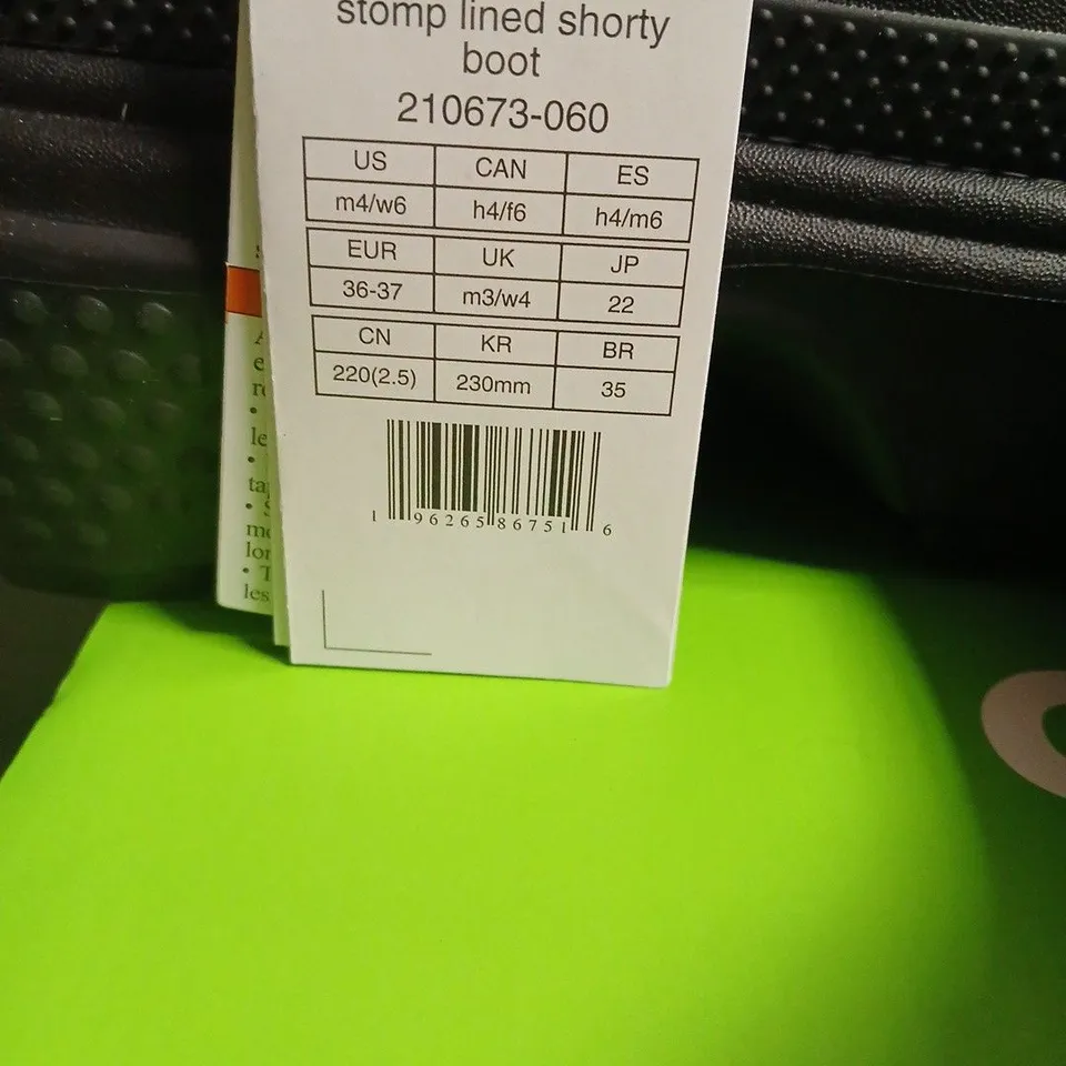 Crocs stomp lined shorty boot – black – UK 4 (EU 36-37) 