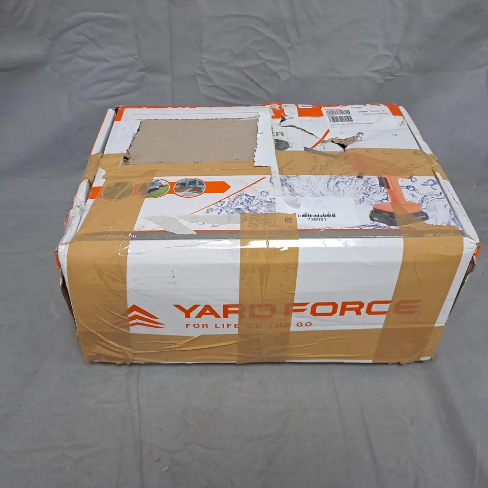 YARD FORCE 20V CORDLESS PRESSURE WASHER