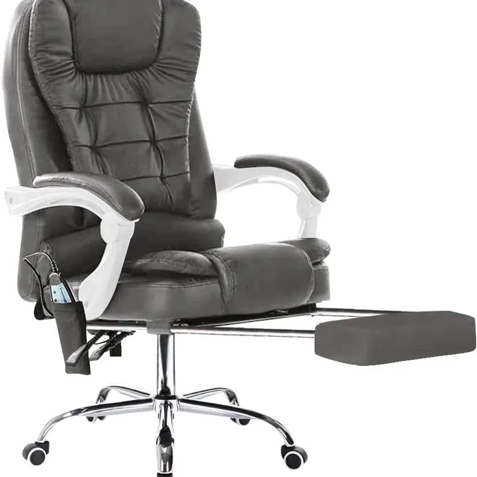 BOXED MASSAGE CHAIR IN DARK GREY (UNTESTED)