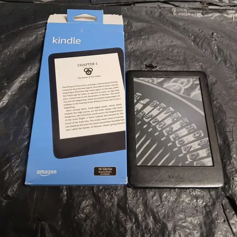 AMAZON KINDLE E-READER – 16GB – BLACK - MODEL UNSPECIFIED