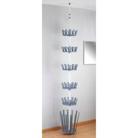 BOXED ACHILLES 36 PAIR SHOE RACK