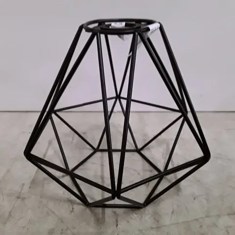 BOXED DIABLO BLACK WIRE FRAME NON ELECTRIC PENDANT SHADE