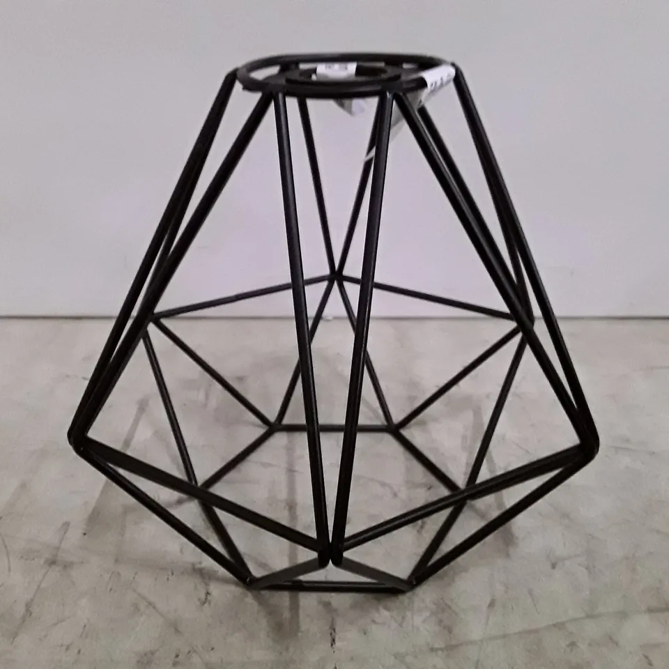 BOXED DIABLO BLACK WIRE FRAME NON ELECTRIC PENDANT SHADE
