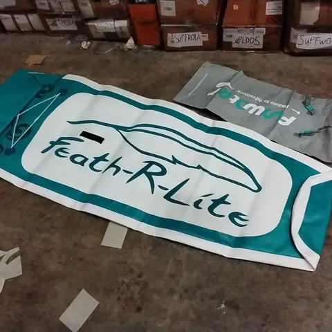 BOXED FEATH R LITERALLY PADDLE BOARD ACCESSORIES MAY BE MISSING
