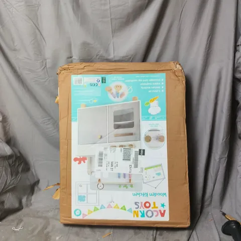 ACORN FLOORSTANDING WOODEN PLAY KITCHEN - STONE