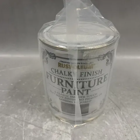 RUST-OLEUM CHALKY FINISH FURNITURE PAINT ANTHRACITE - COLLECTION ONLY