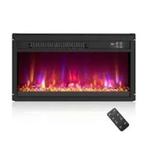 BOXED COSTWAY BLACK 23 INCH ELECTRIC FIREPLACE INSERT