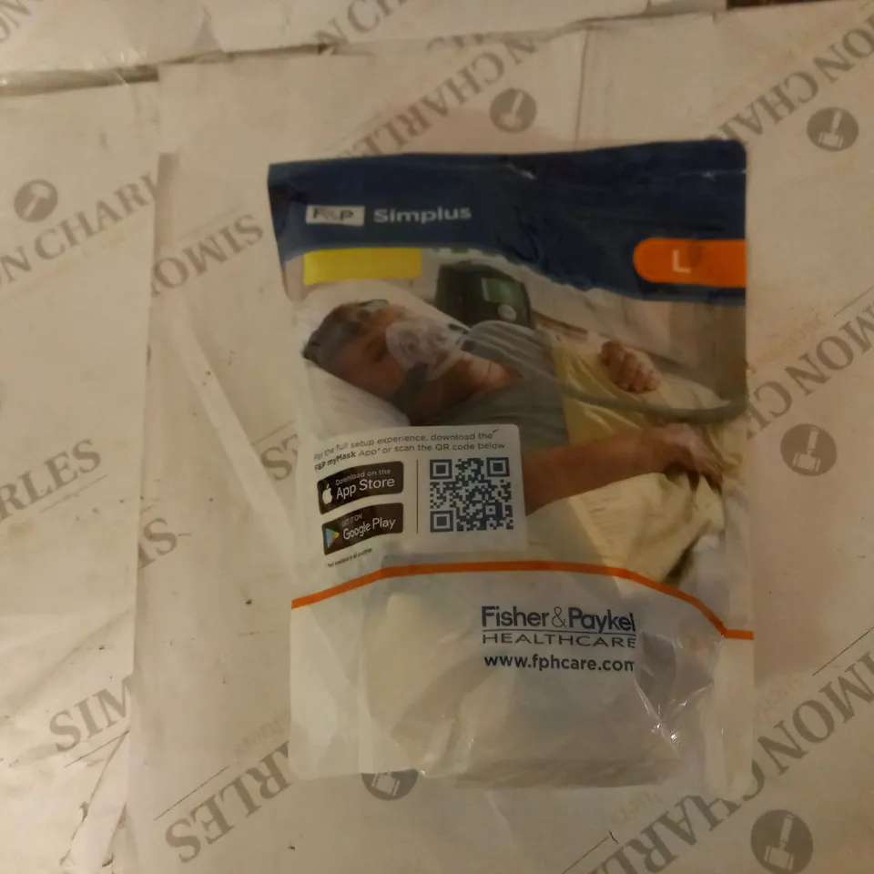 BOXED FISHER AND PAYKEL HEALTHCARE SIMPLUS MASK - SIZE L