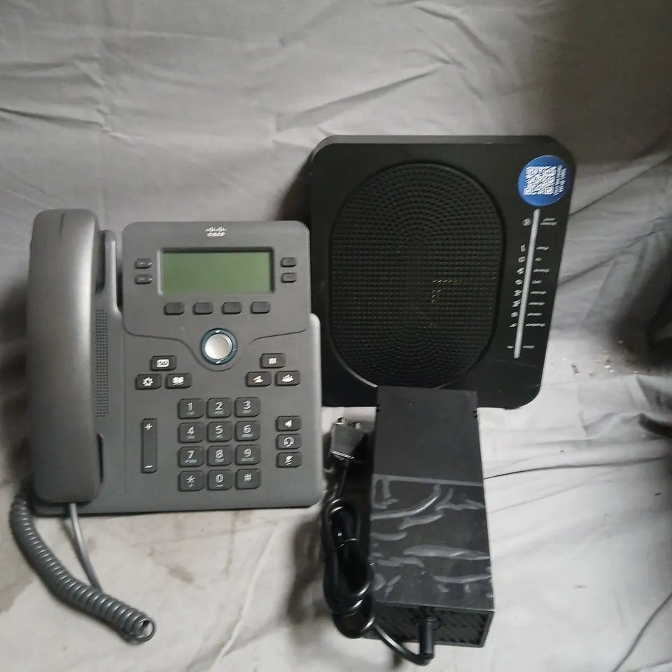 APPROXIMATELY 10 ASSORTED ELECTRICAL PRODUCTS TO INCLUDE PLUGS, LANDLINE TELEPHONE AND WIFI HUBS