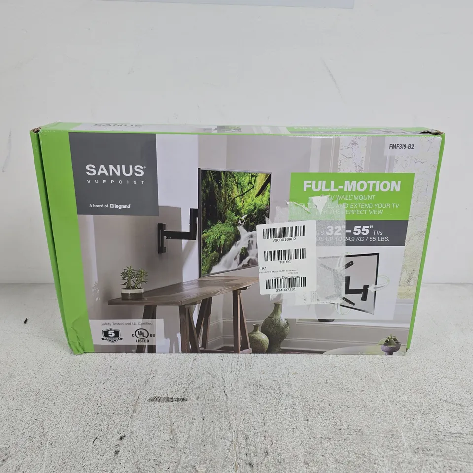 SANUS FMF319-B2 FULL MOTION 32-25" TV BRACKET 