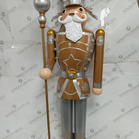 INLIT GIANT NUTCRACKER GOLD/SILVER - COLLECTION ONLY