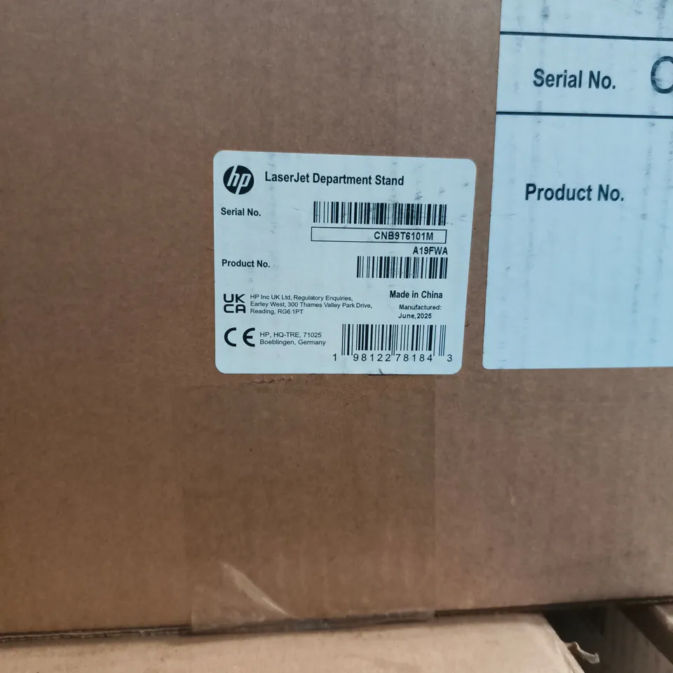 HP LASERJET DEPARTMENT STAND – PRINTER STAND (PRODUCT NO. A19FWA)