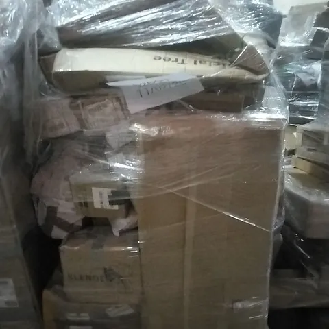 PALLET TO CONTAIN ARTIFICIAL TREE,BLENDER, DUMBELL SET,INDUCTION COOKER AND OTHER ASSORTED ITEMS...