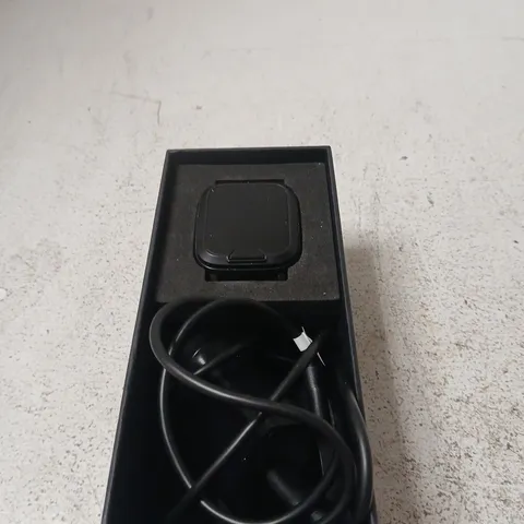 SAFETY WATCH – BLACK SQUARE IN BOX WITH CHARGING CABLE