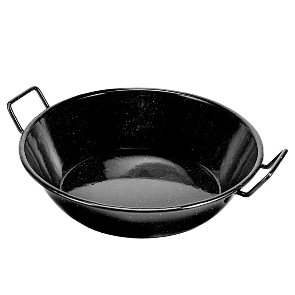A ROYALFORD ENAMEL NON-STICK FRYING PAN
