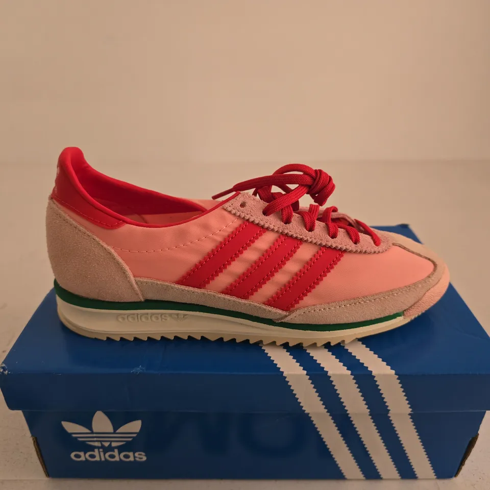 ADIDAS PINK/RED WOMENS TRAINER UK 3 BOXED