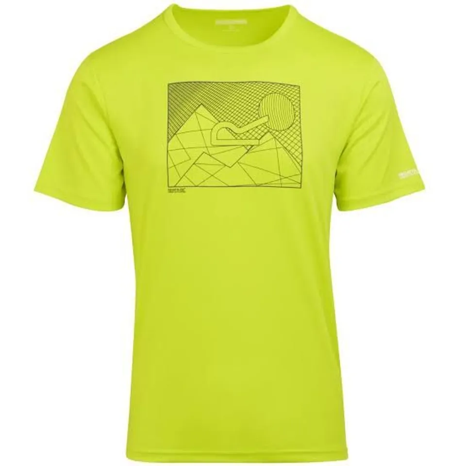 BRAND NEW REGATTA FINGEL VIII T-SHIRT IN CITRON LIME - UK XXL
