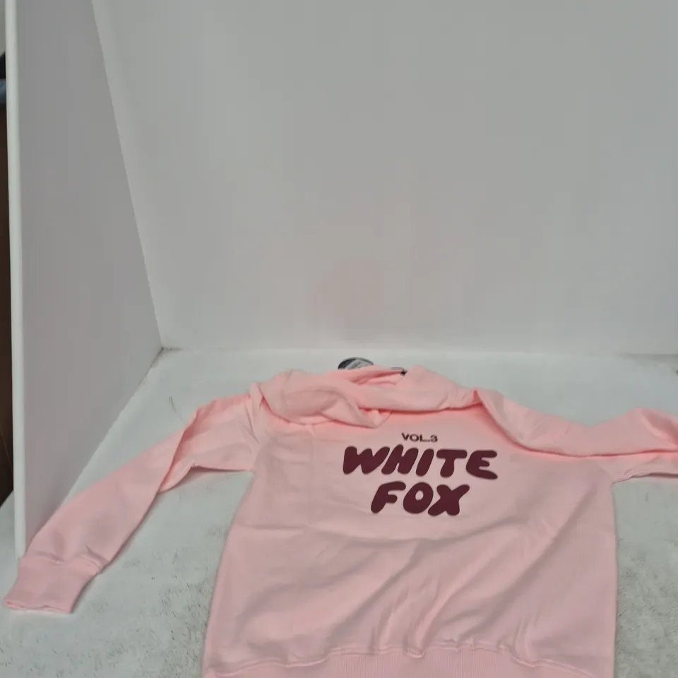 WHITE FOX PINK HOODIE VOL. 3 – WOMEN'S SIZE S/M