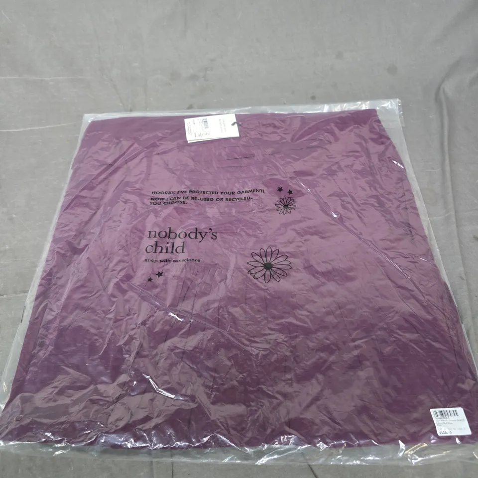 NOBODY'S CHILD FELICITY MIDI DRESS – BURGUNDY, UK 6 (EU 34)