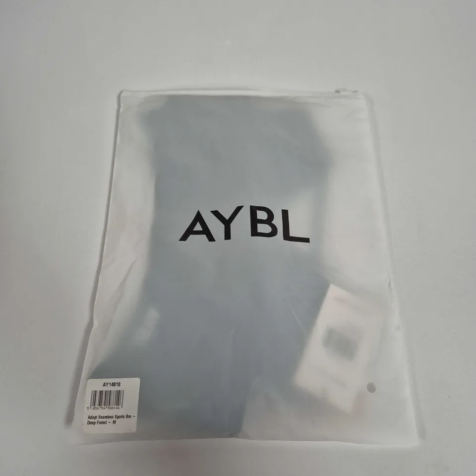 AYBL ADAPT SEAMLESS SPORTS BRA – DEEP FOREST – M