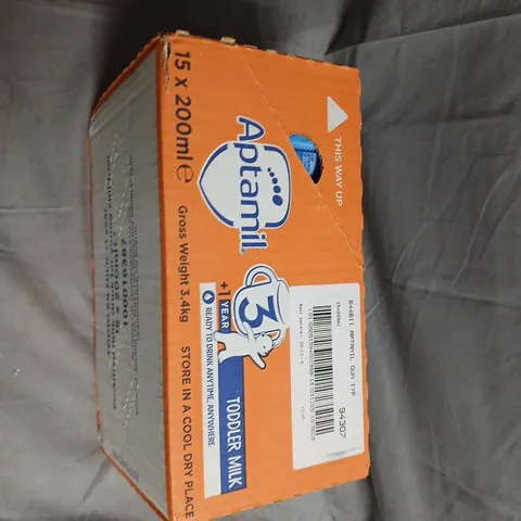 APTAMIL TODDLER MILK DRINK , 15 X 200ML β BOXED - EXPIRY DATE 5/12/25