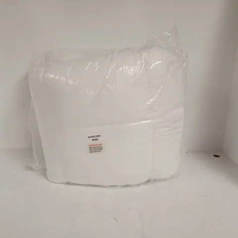 BAGGED MATTRESS TOPPER IN WHITE - KING