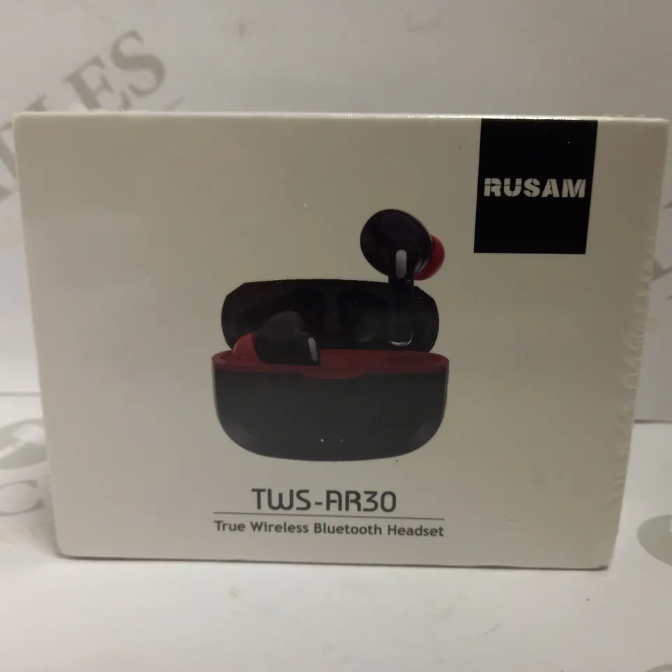 SEALED PAIR OF RUSAM TWS-AR30 TRUE WIRELESS EARBUDS