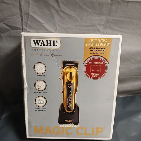 WAHL MAGIC CLIP CORDLESS HAIR CLIPPER – GOLD