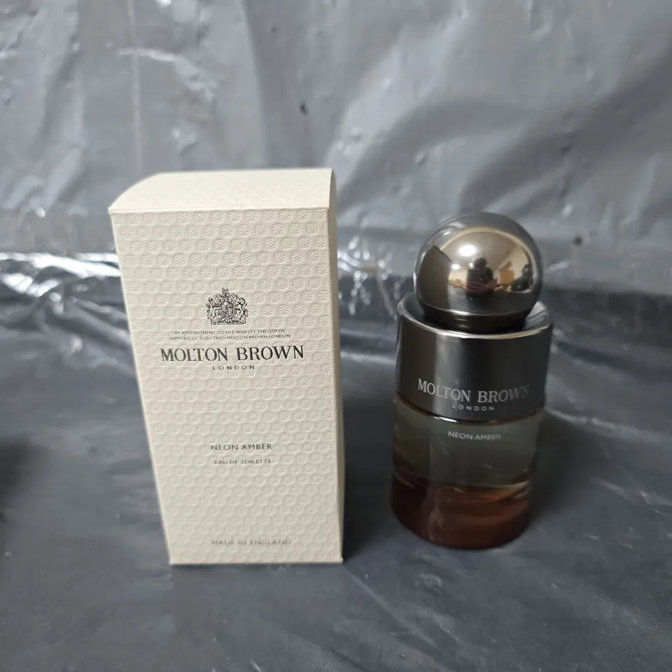 BOXED MOLTON BROWN NEON AMBER EDT 50ML 
