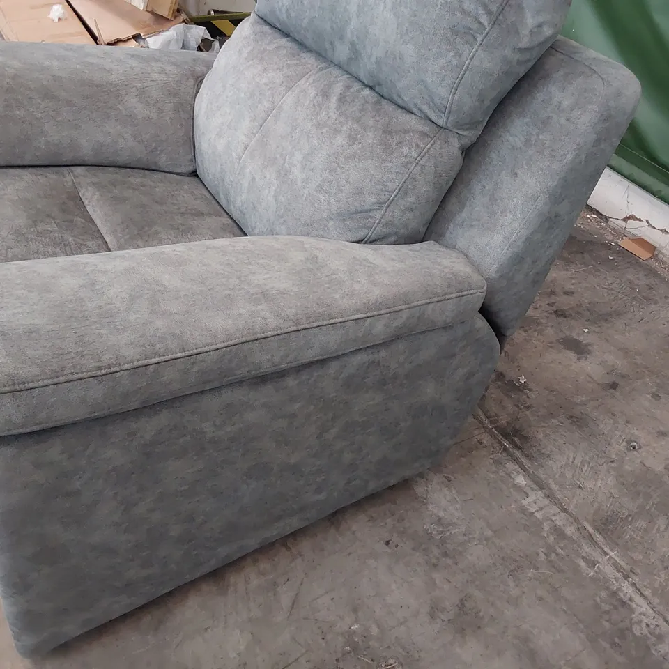 QUALITY BRITISH DESIGNER G PLAN BURFORD MANUAL RECLINING EASY CHAIR PRAMA PEWTER LEATHER 
