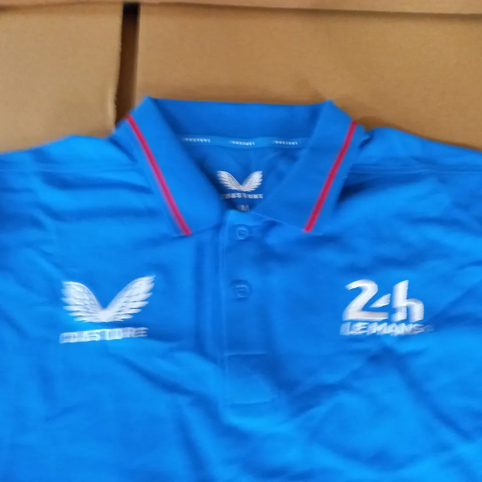 CASTORE BLUE LE MANS POLO SHIRT - M