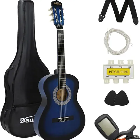BOXED DISPLAY4TOP 1/4 SIZE ACOUSTIC GUITAR 30 INCH - BLUE