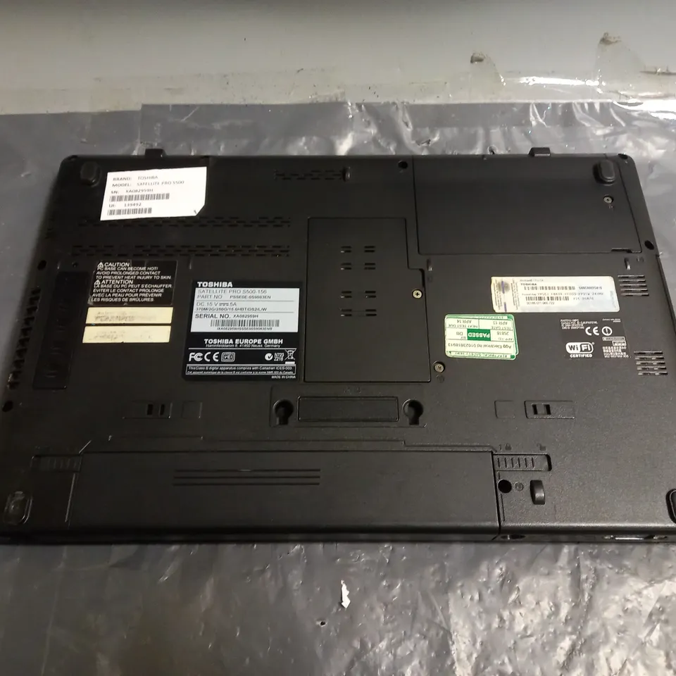 TOSHIBA SATELLITE PRO S500 WINDOWS 7 INTEL CORE I3